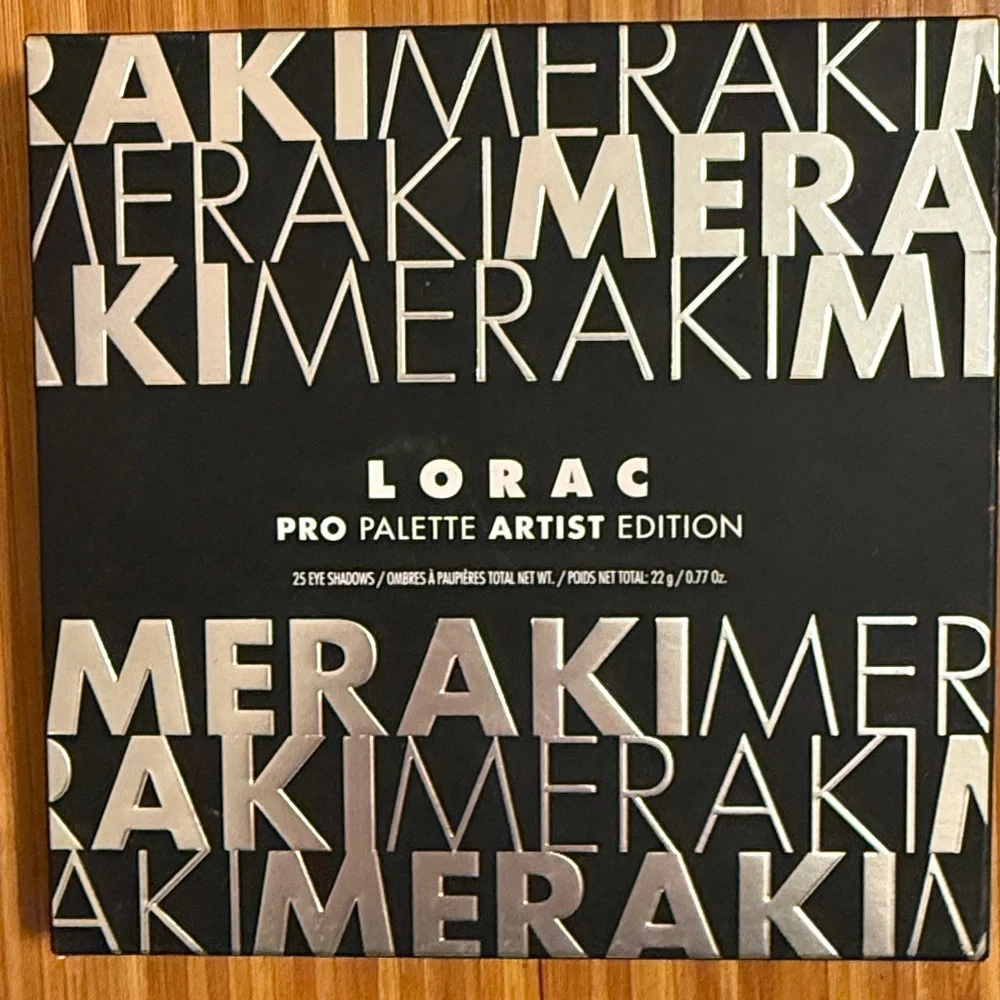 NEW IN BOX retails $49 Lorac PRO palette artist edition Meraki